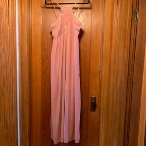 Japna dusty rose maxi dress
